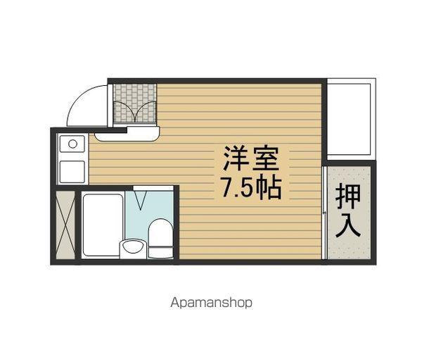 ヴィラ野崎(ワンルーム/2階)の間取り写真