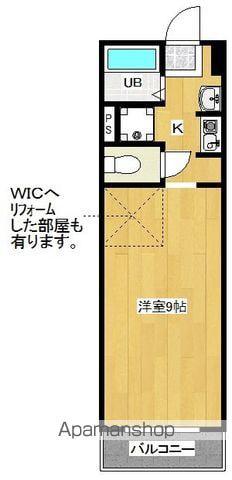 ANOVA(ワンルーム/1階)の間取り写真