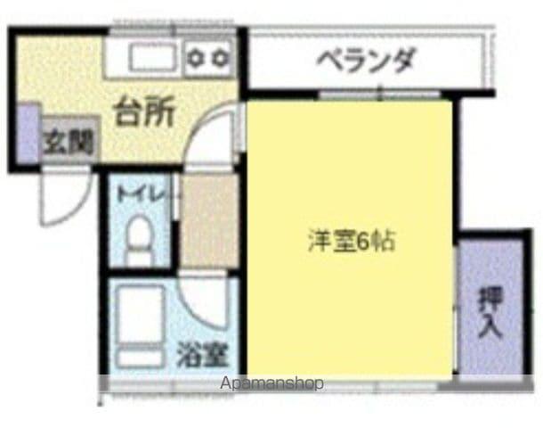 クロノス東千葉(1DK/2階)の間取り写真