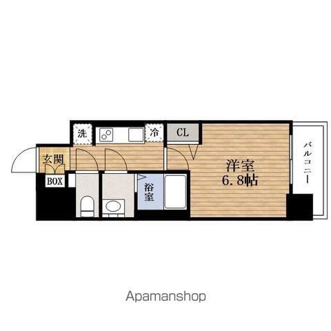 PRESSANCE大国町アドロッソ(1K/9階)の間取り写真