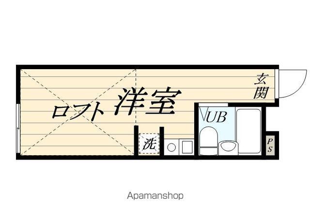 アップルハウス菊名(ワンルーム/2階)の間取り写真