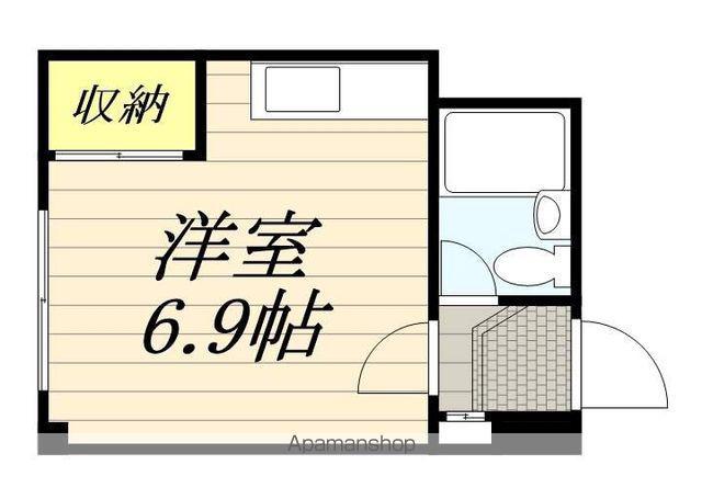 福住ビル(ワンルーム/3階)の間取り写真
