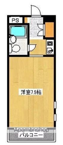 アルファ二番町(1K/3階)の間取り写真