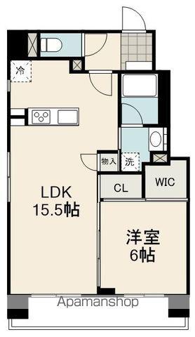 プラチナレジデンス(1LDK/6階)の間取り写真