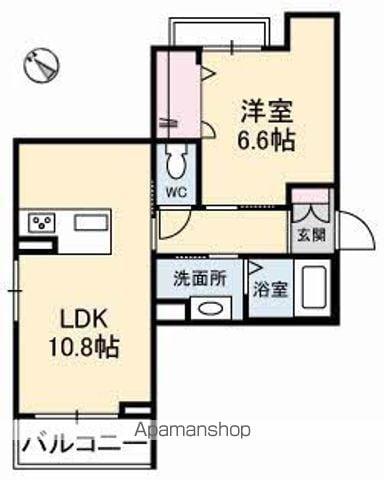 シャーメゾンアレーズⅡ(1LDK/3階)の間取り写真