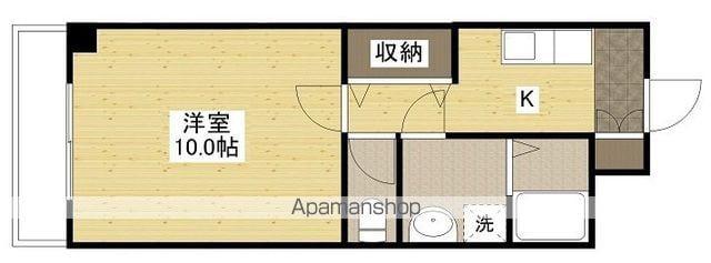 ティニーMATSUYAMA(1K/8階)の間取り写真