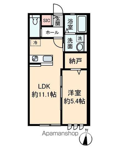 URBANLIFE TODA(1LDK/2階)の間取り写真