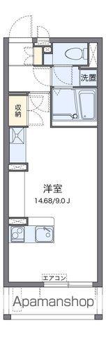 ミランダ阿星Ⅱ(ワンルーム/2階)の間取り写真