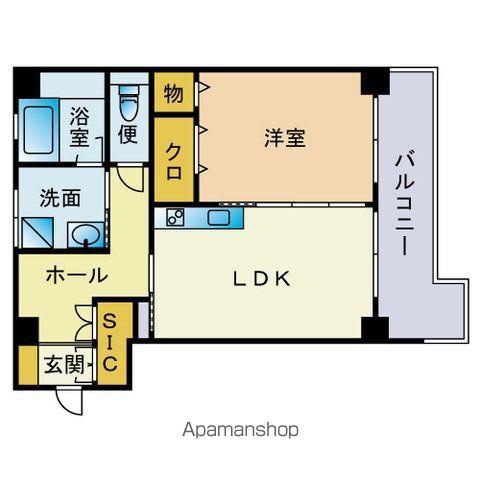 石蔵ビル(2DK/5階)の間取り写真