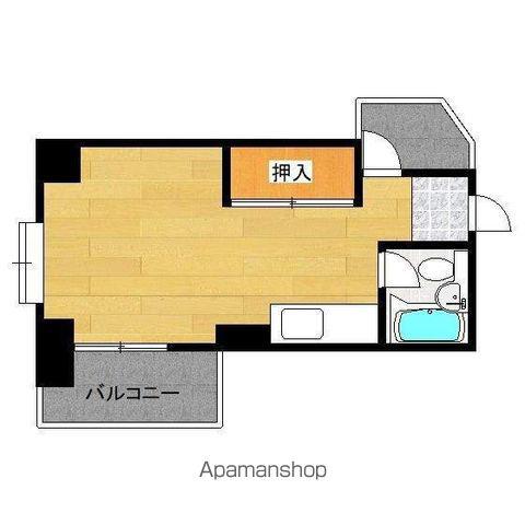 中村ビル(1DK/5階)の間取り写真