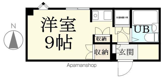 レジデンスFURUSAKI2(ワンルーム/2階)の間取り写真