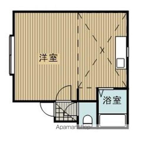 AMS文京台61E(ワンルーム/1階)の間取り写真