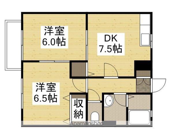 アンジェリーク中島(2DK/2階)の間取り写真