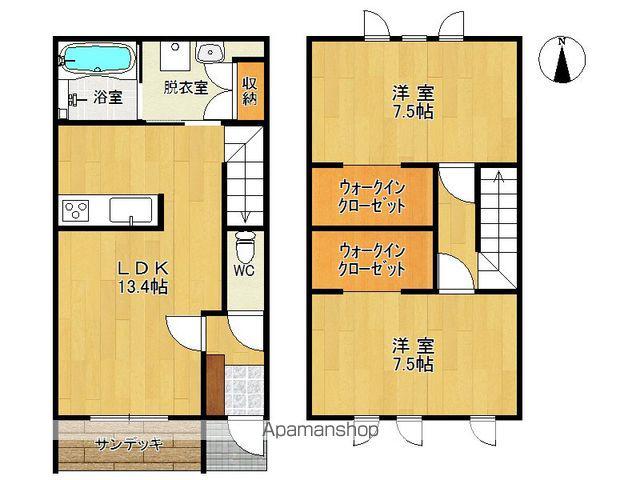 LUVITA EAST(2LDK)の間取り写真