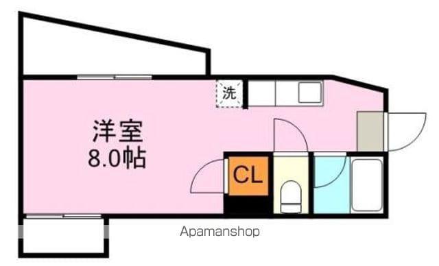 アビターレ下荒田Ⅰ(ワンルーム/4階)の間取り写真