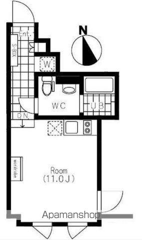 LAPIS練馬(ワンルーム/1階)の間取り写真