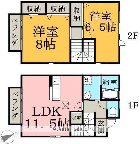 コンコルディア36(2LDK)の間取り写真