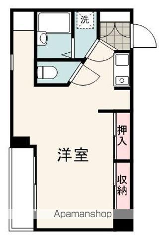 PIVOT静岡(ワンルーム/9階)の間取り写真