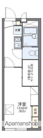 レオパレス光ヒルズ(1K/2階)の間取り写真