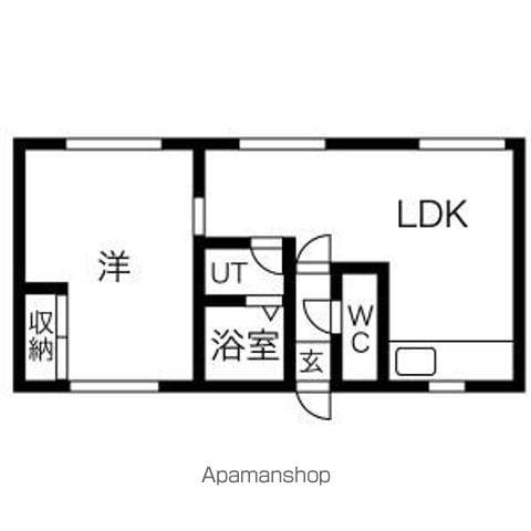サンコーポ(1LDK/2階)の間取り写真