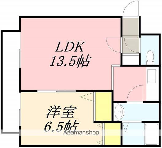 LIBEA MATOBA(1LDK/1階)の間取り写真