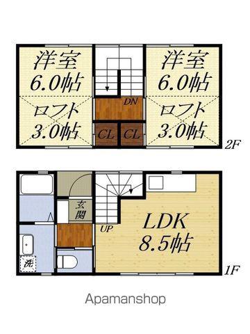 ヴィバーチェII(2LDK)の間取り写真