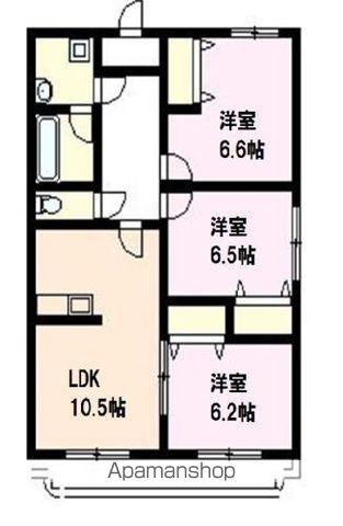 ラ・ステラ・グランツ(3LDK/2階)の間取り写真