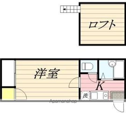 ル・レーブ(1K/1階)の間取り写真