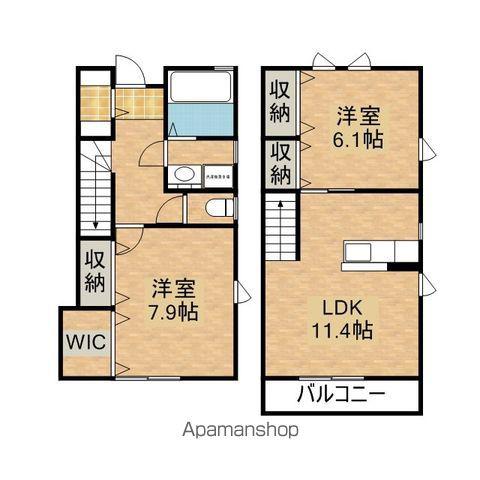 Fメゾン(2LDK)の間取り写真