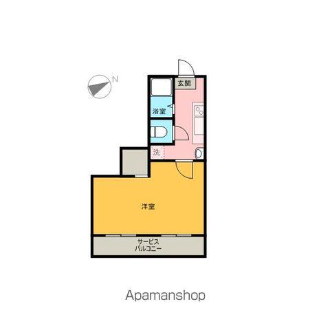 プレステージ 太田(1K/5階)の間取り写真