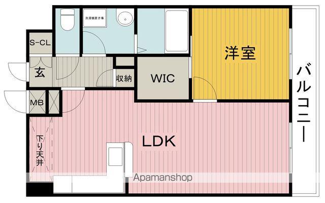 LUMINOUS蛍池(1LDK/11階)の間取り写真