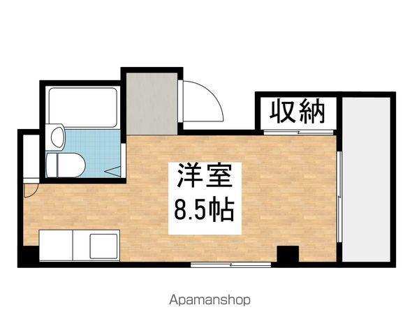 小塩マンション(ワンルーム/4階)の間取り写真