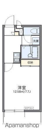 レオパレス川西(1K/3階)の間取り写真