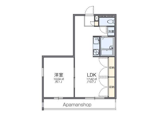 レオパレスサンシャインⅡ(1LDK/2階)の間取り写真