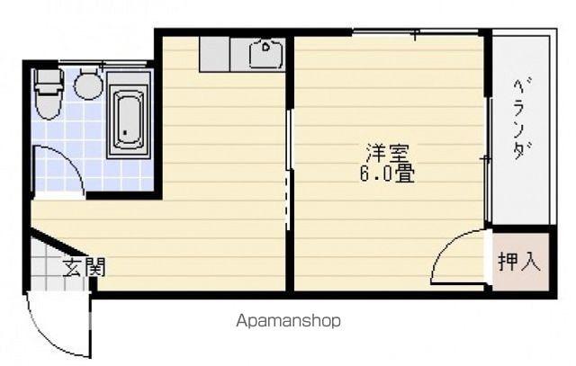 山正ビル(1K/3階)の間取り写真