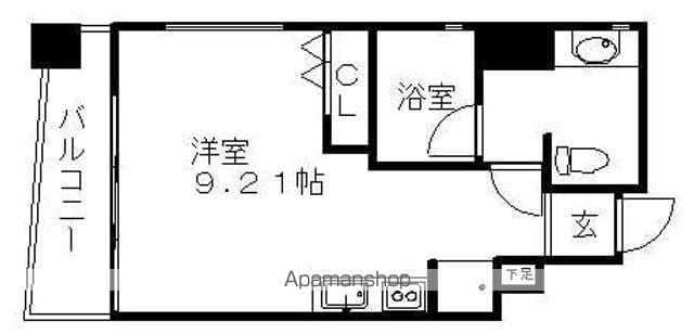 シャトー&ホテル名駅南2ND(ワンルーム/5階)の間取り写真