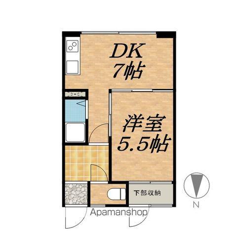 チャーミーハイツ(1DK/1階)の間取り写真