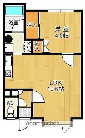 リフレインーⅠ(1LDK/2階)の間取り写真
