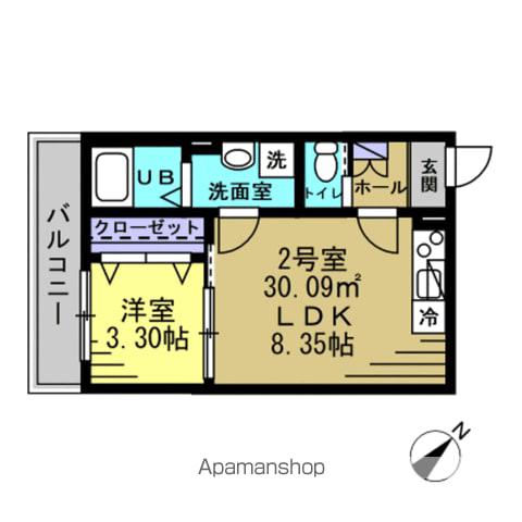 AJ南柏サウスⅠ(1LDK/1階)の間取り写真