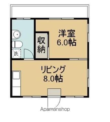 中村アパート(1LDK/2階)の間取り写真