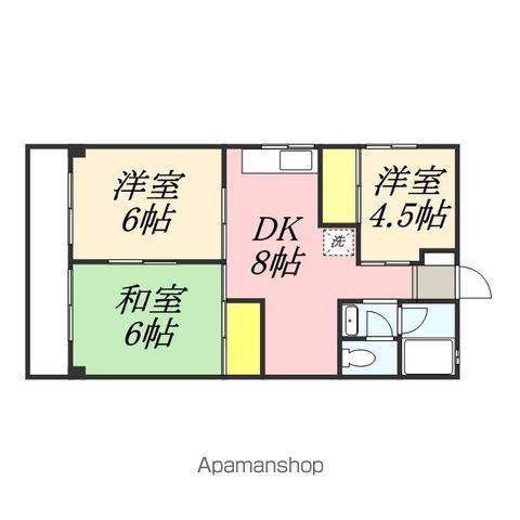 第二松田ビル(3DK/3階)の間取り写真