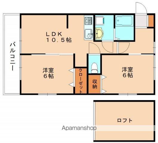 アイドリーム緑町(2LDK/2階)の間取り写真