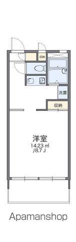 レオパレス神田(1K/2階)の間取り写真