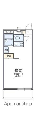 レオパレスネッスル小松(1K/2階)の間取り写真