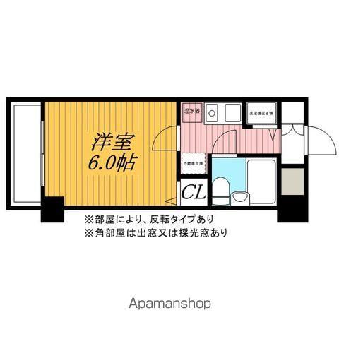 ハウス 幕張(1K/2階)の間取り写真