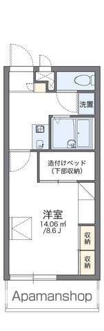 レオパレスCHAMBRES(1K/2階)の間取り写真
