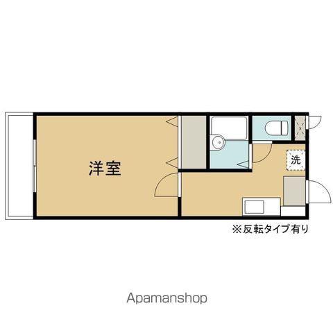 エターナルみたけ(1K/3階)の間取り写真