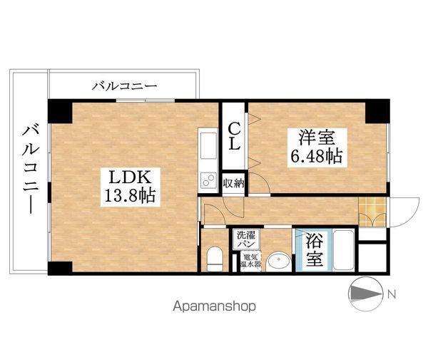 セルテスⅢ(1LDK/6階)の間取り写真