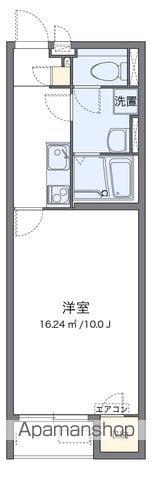 クレイノリアン K(1K/2階)の間取り写真