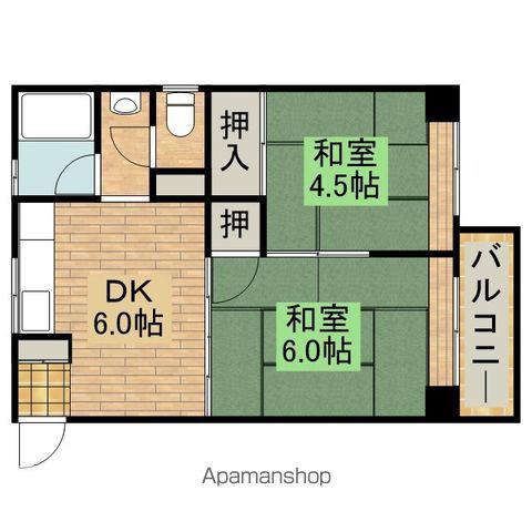 山埜マンション(2DK/1階)の間取り写真